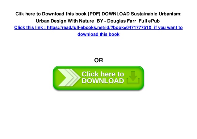 douglas farr sustainable urbanism pdf files